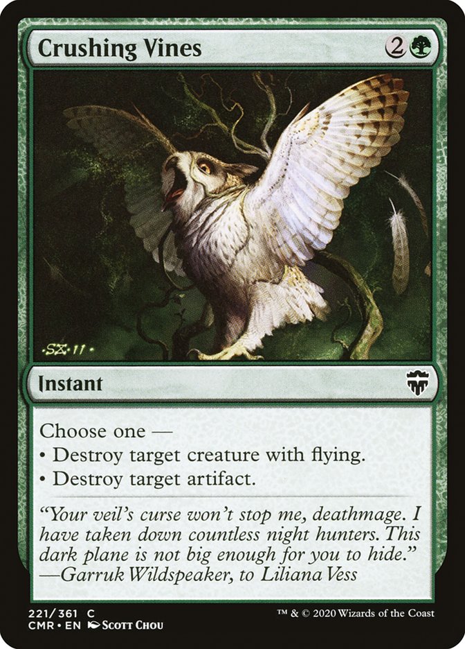 Crushing Vines [Commander Legends] Foil