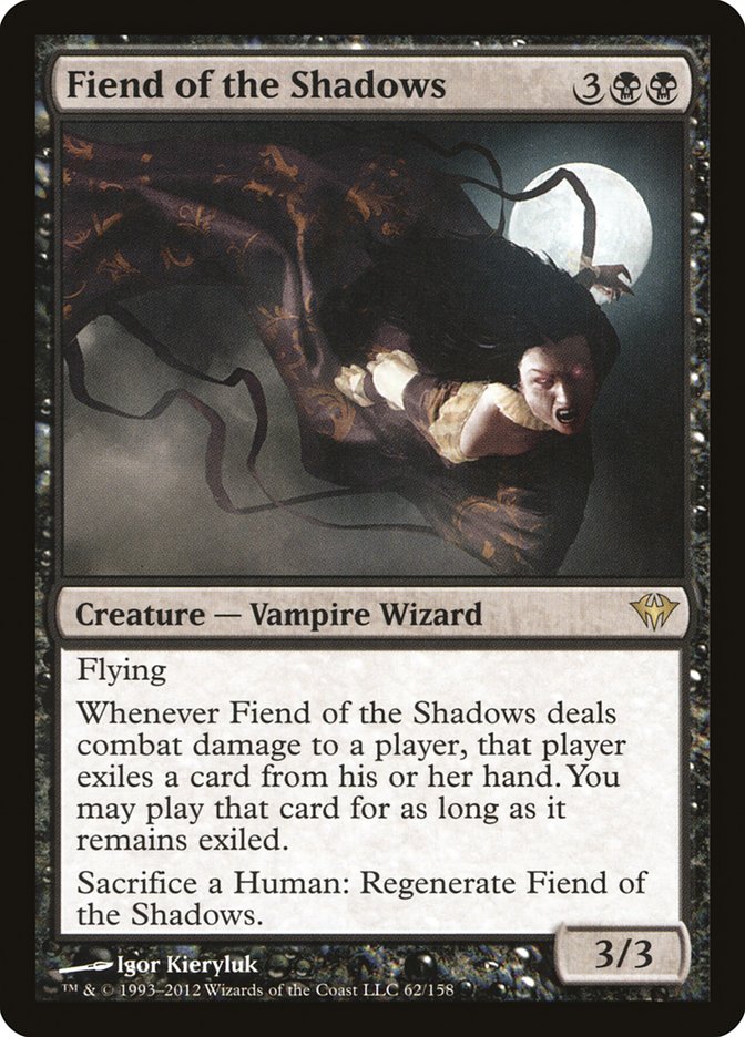 Fiend of the Shadows [Dark Ascension] Foil