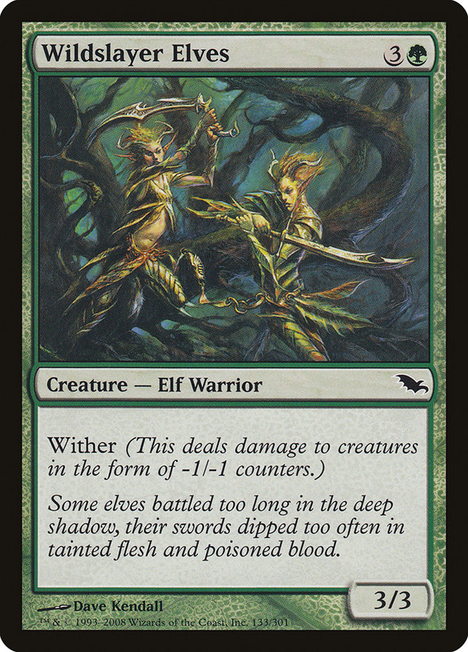 Wildslayer Elves [Shadowmoor] Foil