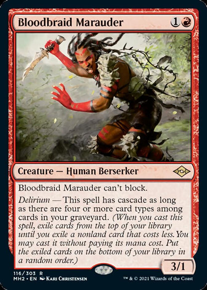 Bloodbraid Marauder [Modern Horizons 2] Foil