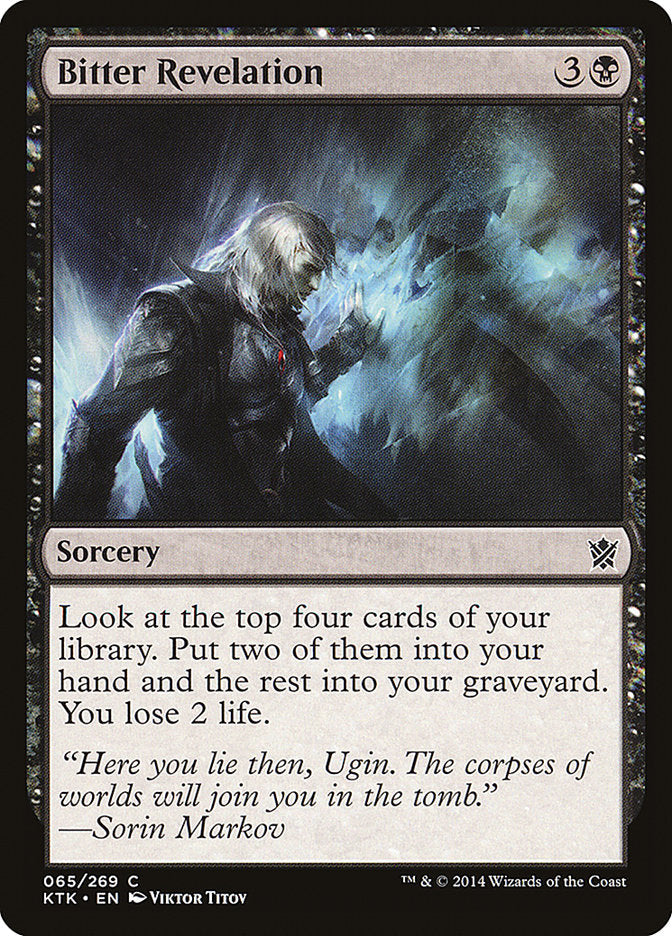 Bitter Revelation [Khans of Tarkir] Foil