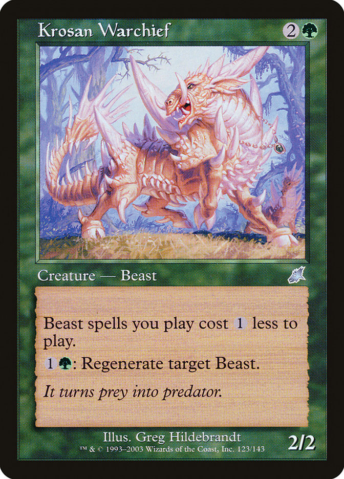 Krosan Warchief [Scourge] Foil