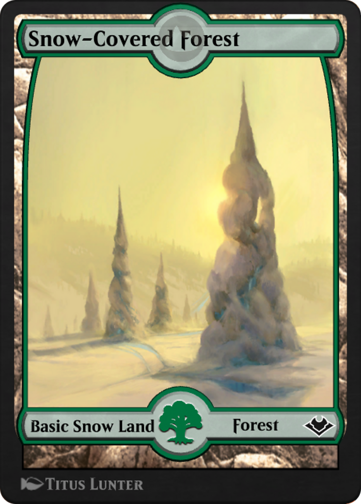 Snow-Covered Forest  [MTG Arena Promos]: (Full Art)