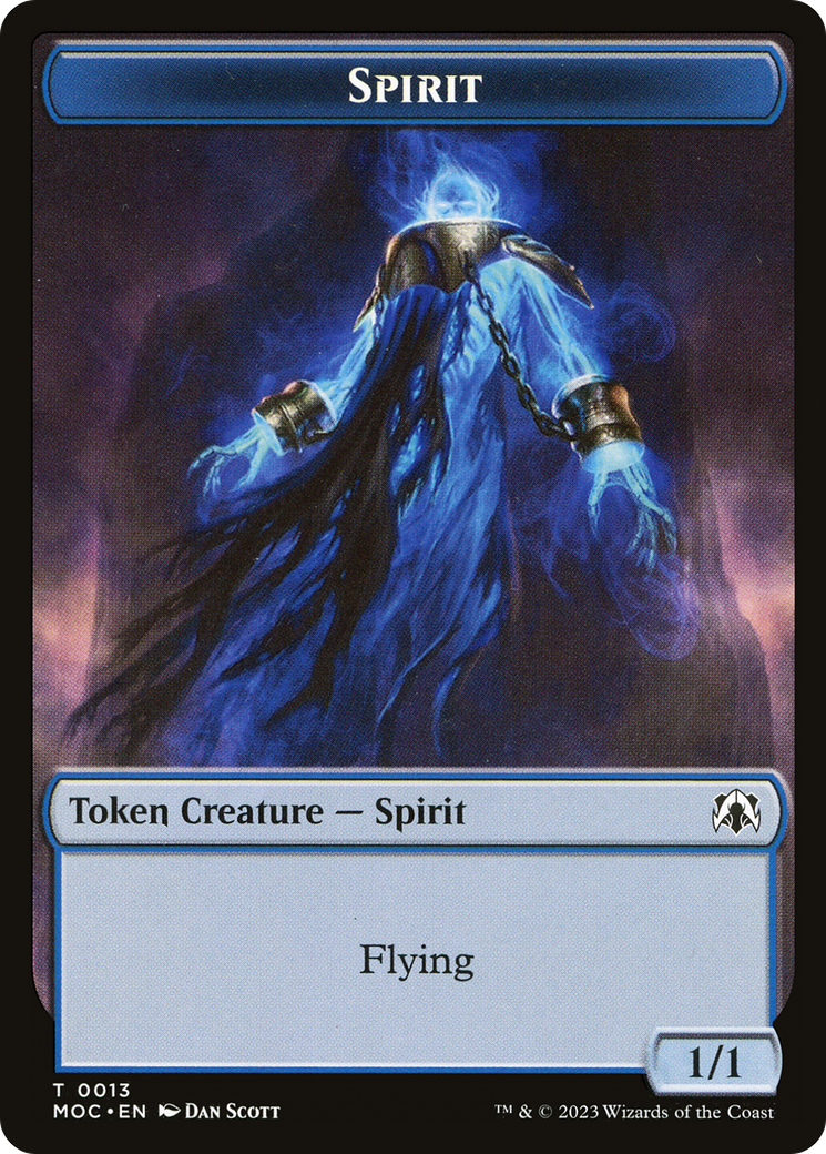 Spirit  [March of the Machine Commander Tokens]