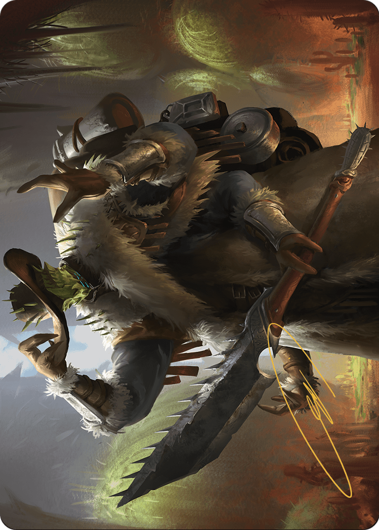 Hardbristle Bandit // Hardbristle Bandit  [Outlaws of Thunder Junction Art Series] (Borderless) Foil
