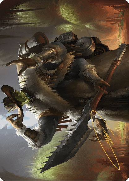 Hardbristle Bandit // Hardbristle Bandit  [Outlaws of Thunder Junction Art Series] (Borderless) Foil