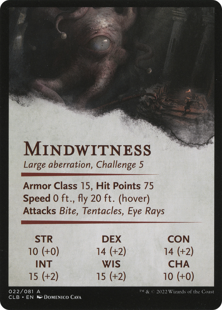 Consuming Aberration // Consuming Aberration  [Battle for Baldur's Gate Art Series] (Borderless)