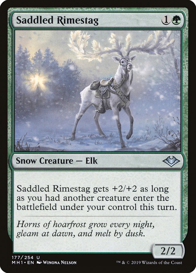 Saddled Rimestag [Modern Horizons] Foil