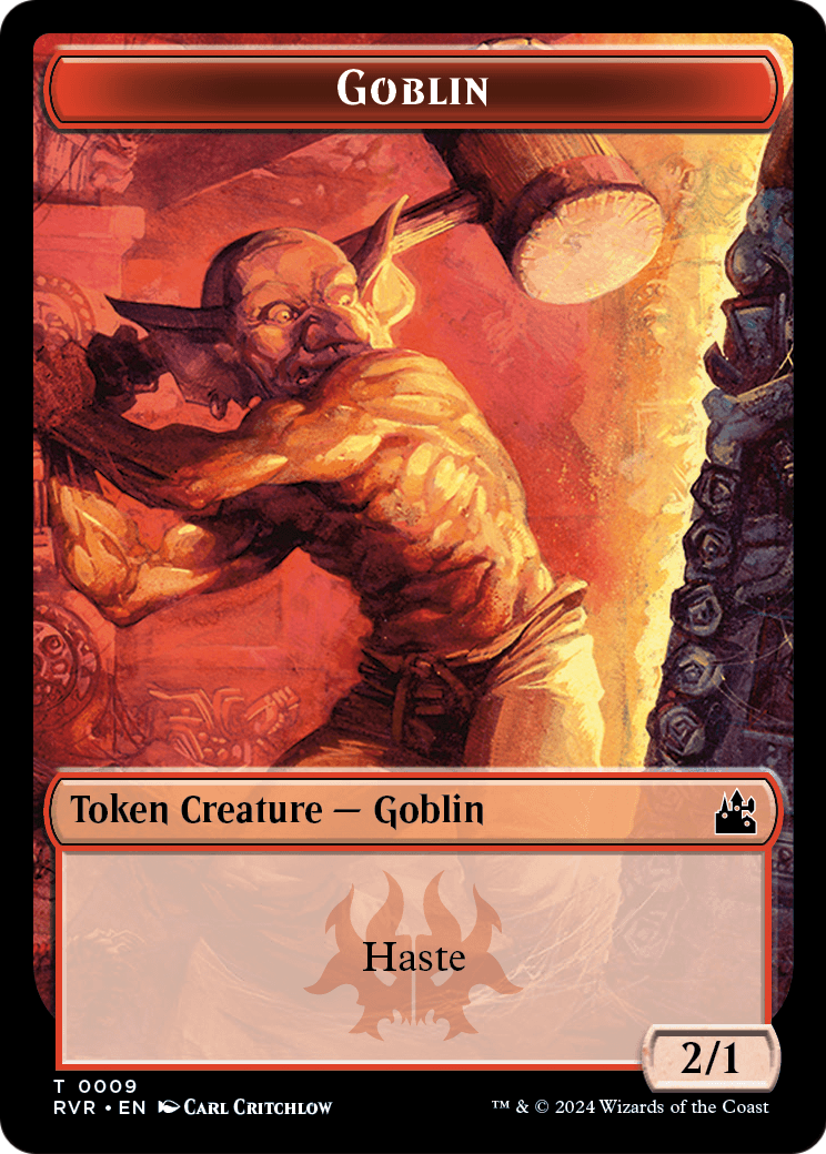 Goblin  [Ravnica Remastered Tokens] Foil