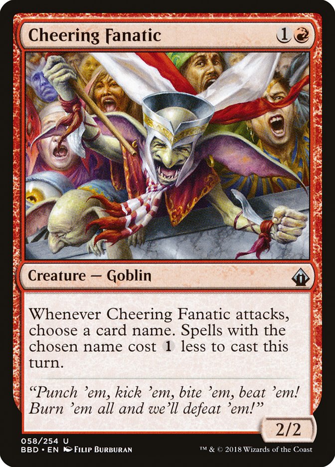 Cheering Fanatic [Battlebond] Foil