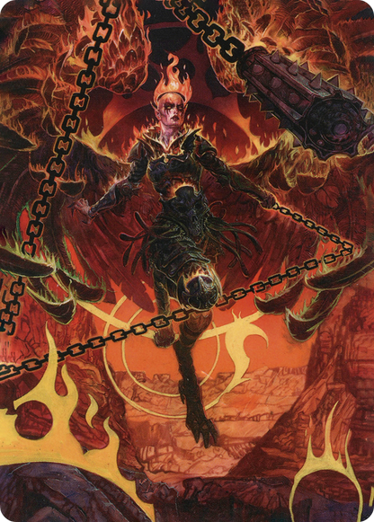 Zariel, Archduke of Avernus // Zariel, Archduke of Avernus  [Adventures in the Forgotten Realms Art Series] (Borderless) Foil