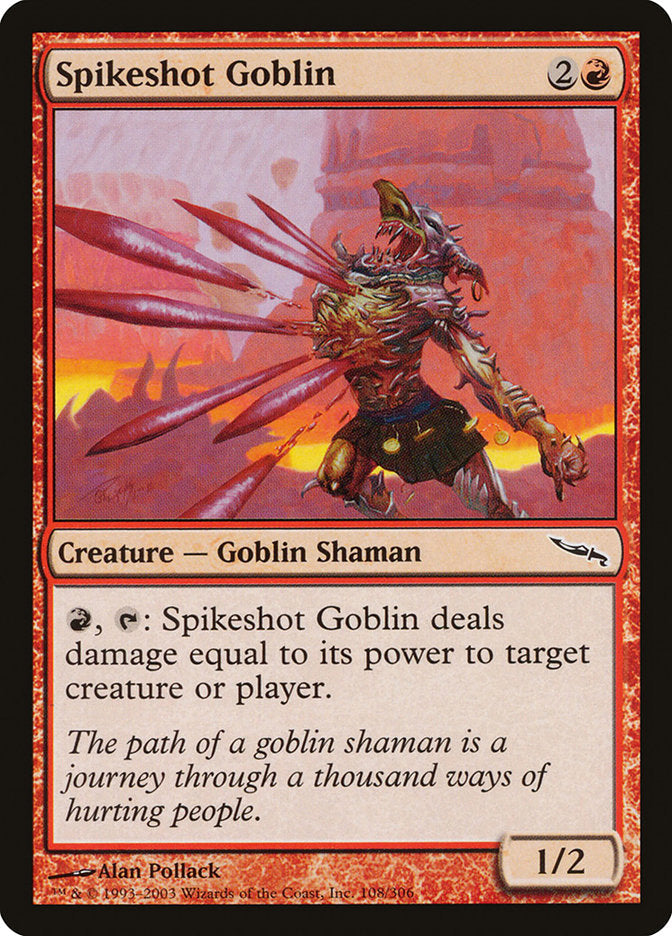 Spikeshot Goblin [Mirrodin] Foil