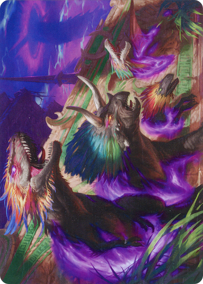 Burning Sun's Fury // Burning Sun's Fury  [March of the Machine Art Series] (Borderless)