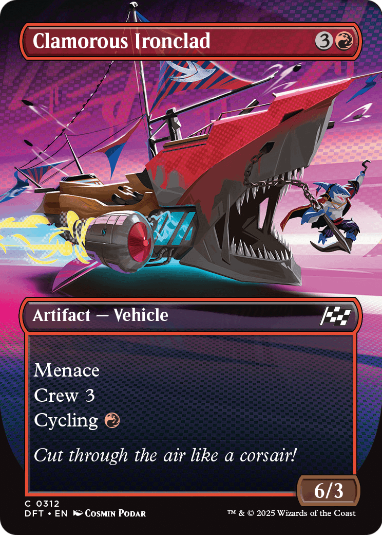 Clamorous Ironclad (Borderless) [Aetherdrift]