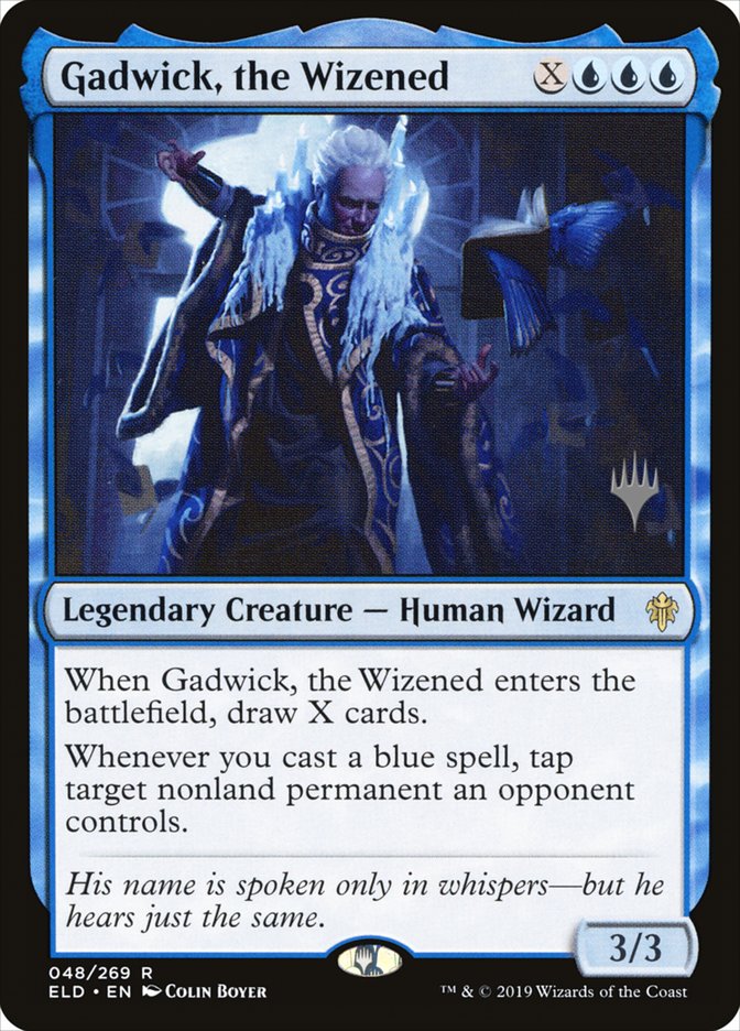 Gadwick, the Wizened (Promo Pack) [Throne of Eldraine Promos] Foil