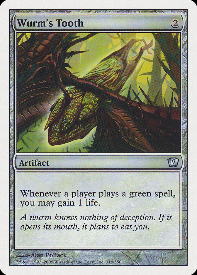 Wurm's Tooth [Ninth Edition] Foil