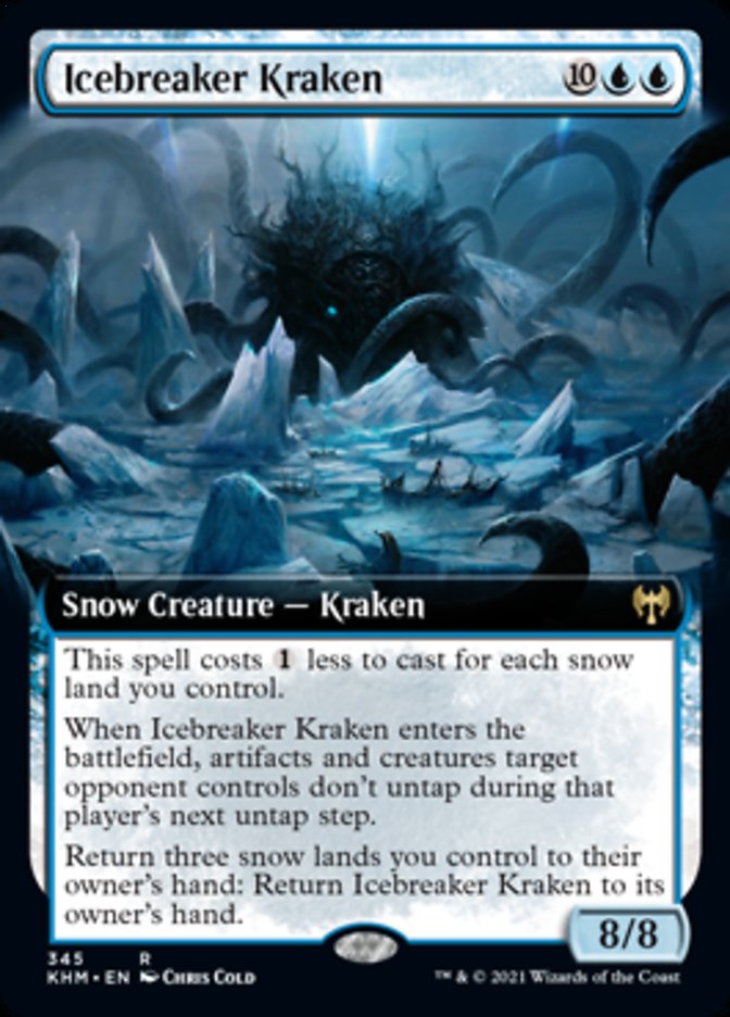 Icebreaker Kraken (Extended Art) [Kaldheim] Foil