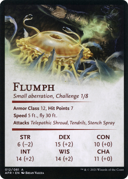 Flumph // Flumph  [Adventures in the Forgotten Realms Art Series] (Borderless) Foil