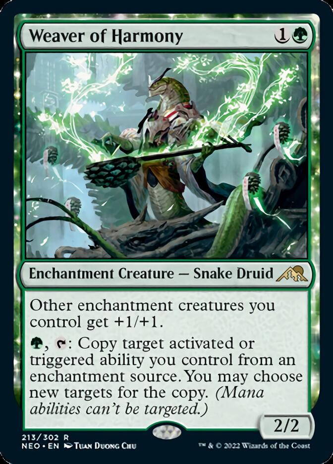 Weaver of Harmony [Kamigawa: Neon Dynasty] Foil