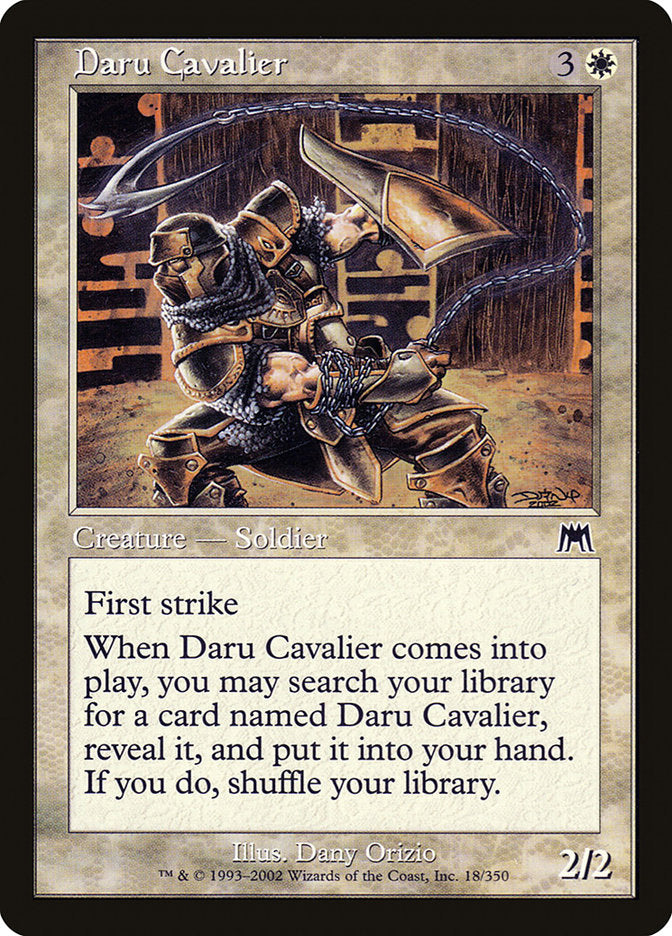 Daru Cavalier [Onslaught] Foil