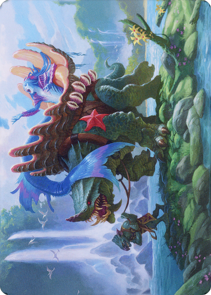 Vodalian Mindsinger // Vodalian Mindsinger  [Dominaria United Art Series] (Borderless)