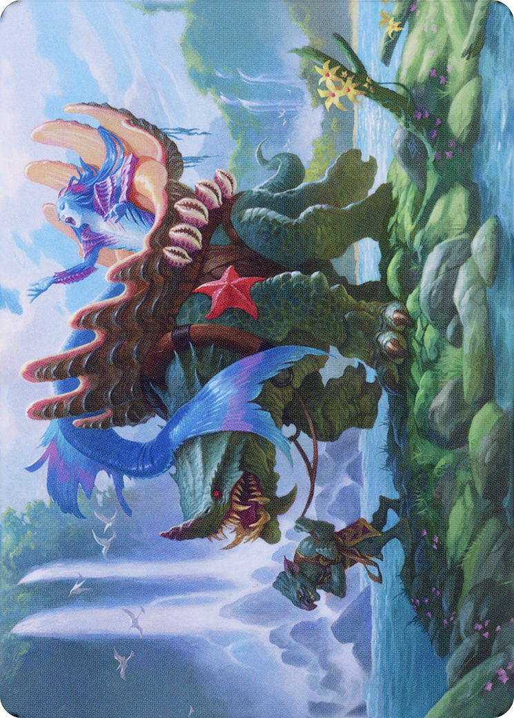 Vodalian Mindsinger // Vodalian Mindsinger  [Dominaria United Art Series] (Borderless) Foil