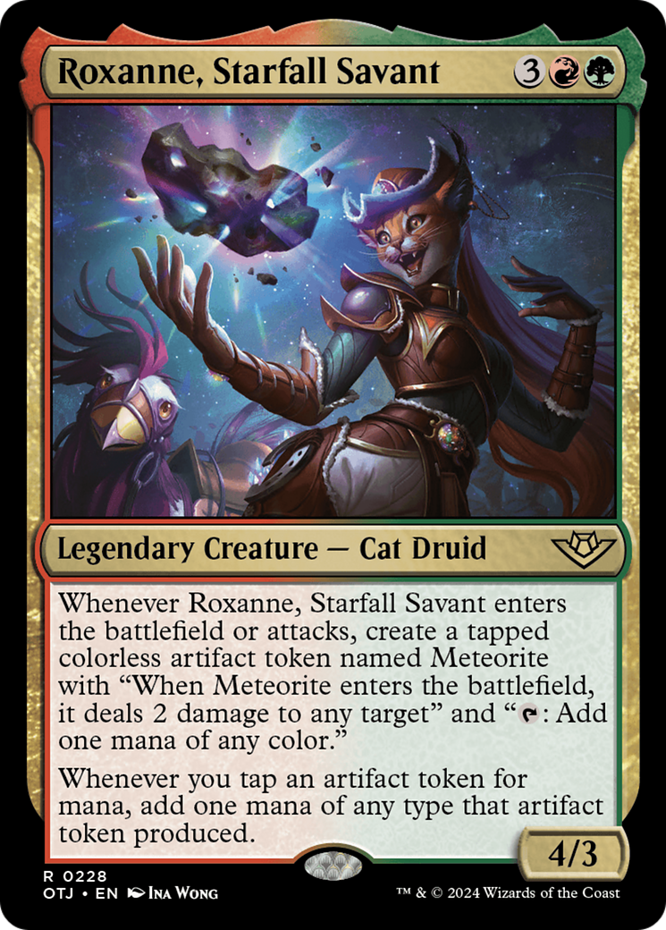 Roxanne, Starfall Savant [Outlaws of Thunder Junction] Foil