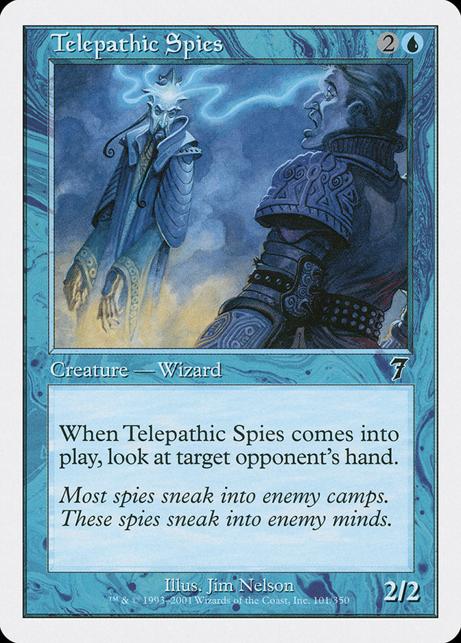 Telepathic Spies [Seventh Edition] Foil