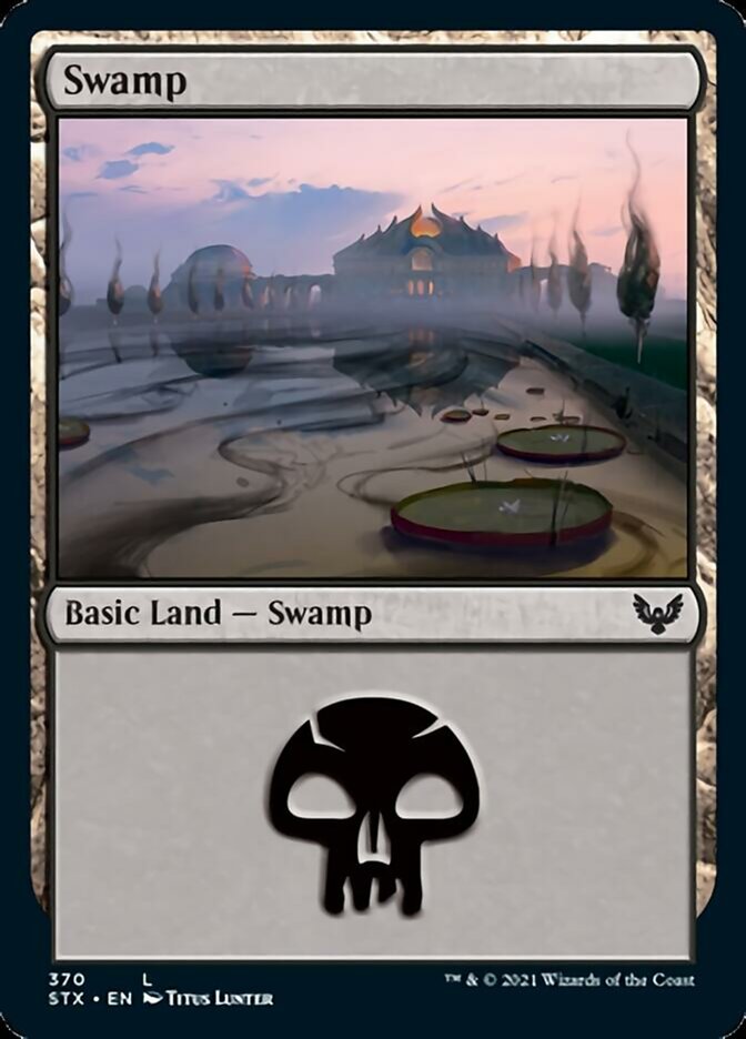 Swamp (370) [Strixhaven: School of Mages] Foil