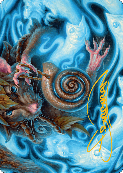 Mind Spiral // Mind Spiral  [Bloomburrow Art Series] (Borderless) Foil
