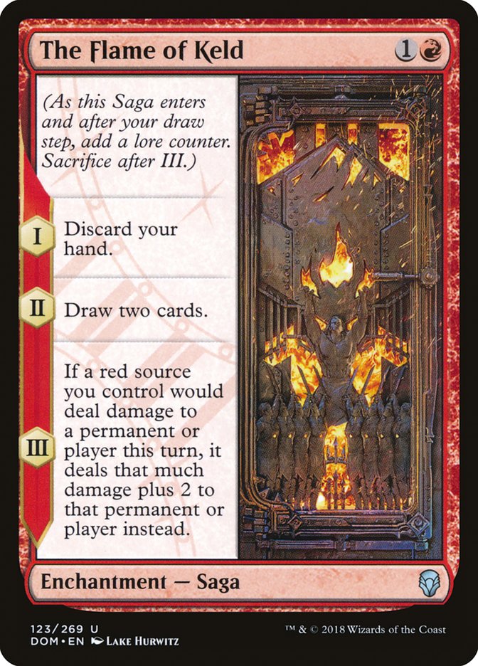 The Flame of Keld [Dominaria] Foil