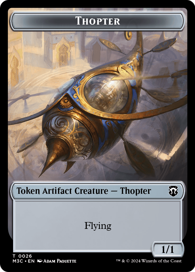 Thopter  [Modern Horizons 3 Commander Tokens]