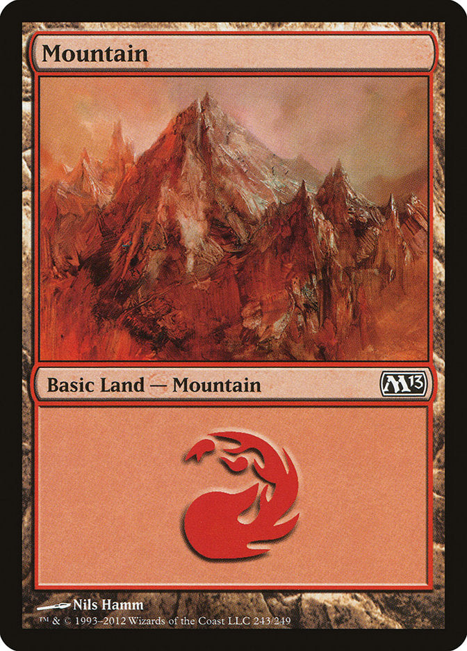 Mountain (243) [Magic 2013] Foil