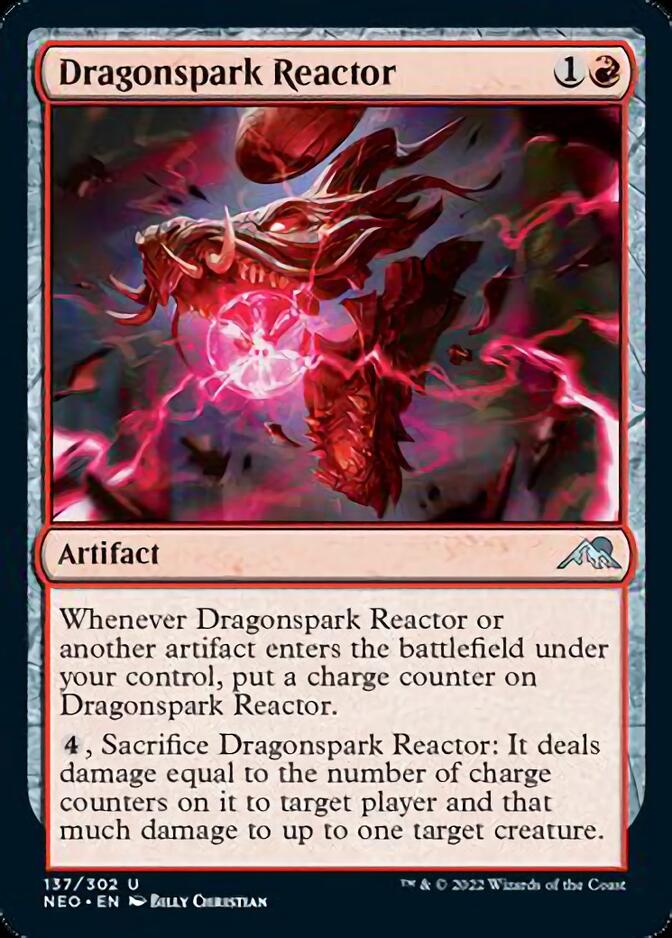 Dragonspark Reactor [Kamigawa: Neon Dynasty] Foil