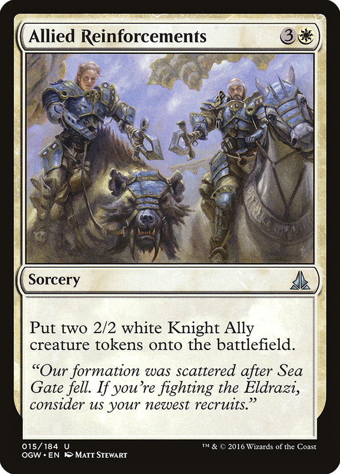 Allied Reinforcements [Oath of the Gatewatch] Foil