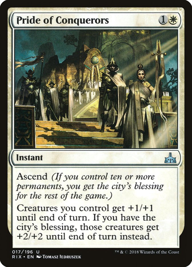 Pride of Conquerors [Rivals of Ixalan] Foil