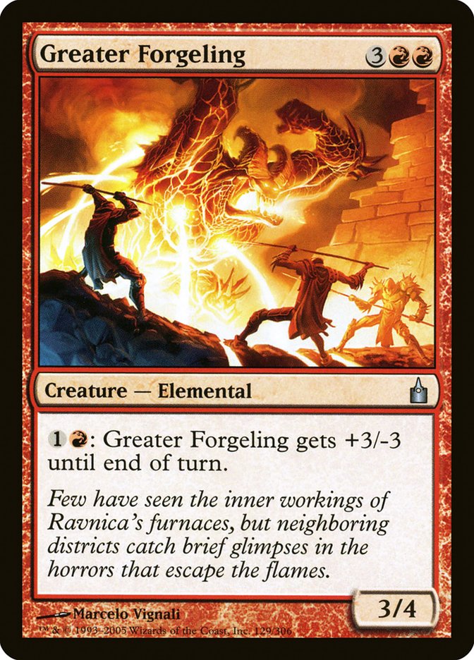 Greater Forgeling [Ravnica: City of Guilds] Foil