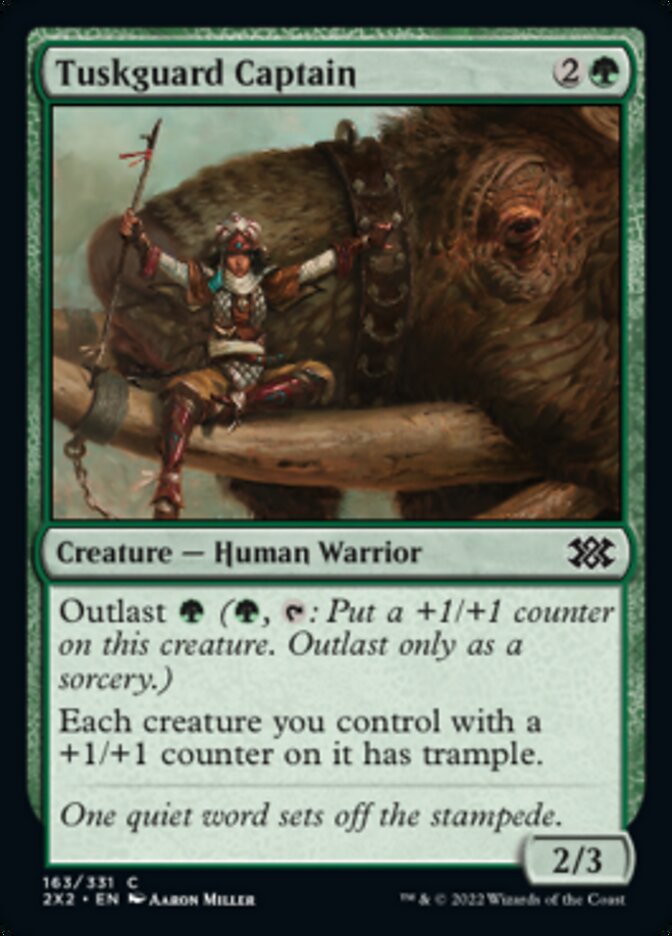 Tuskguard Captain [Double Masters 2022] Foil