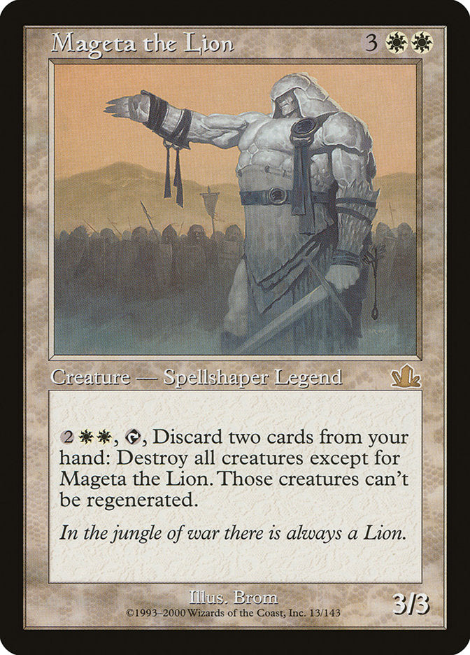 Mageta the Lion [Prophecy] Foil