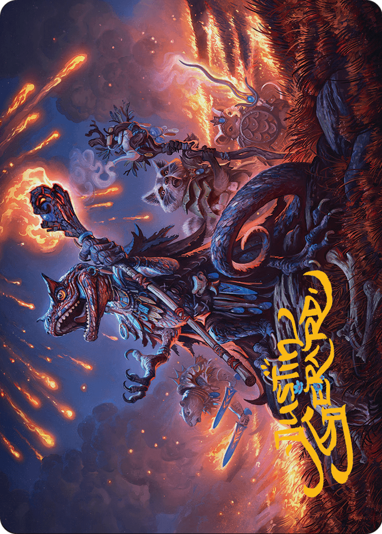 Valley Flamecaller // Valley Flamecaller  [Bloomburrow Art Series] (Borderless)