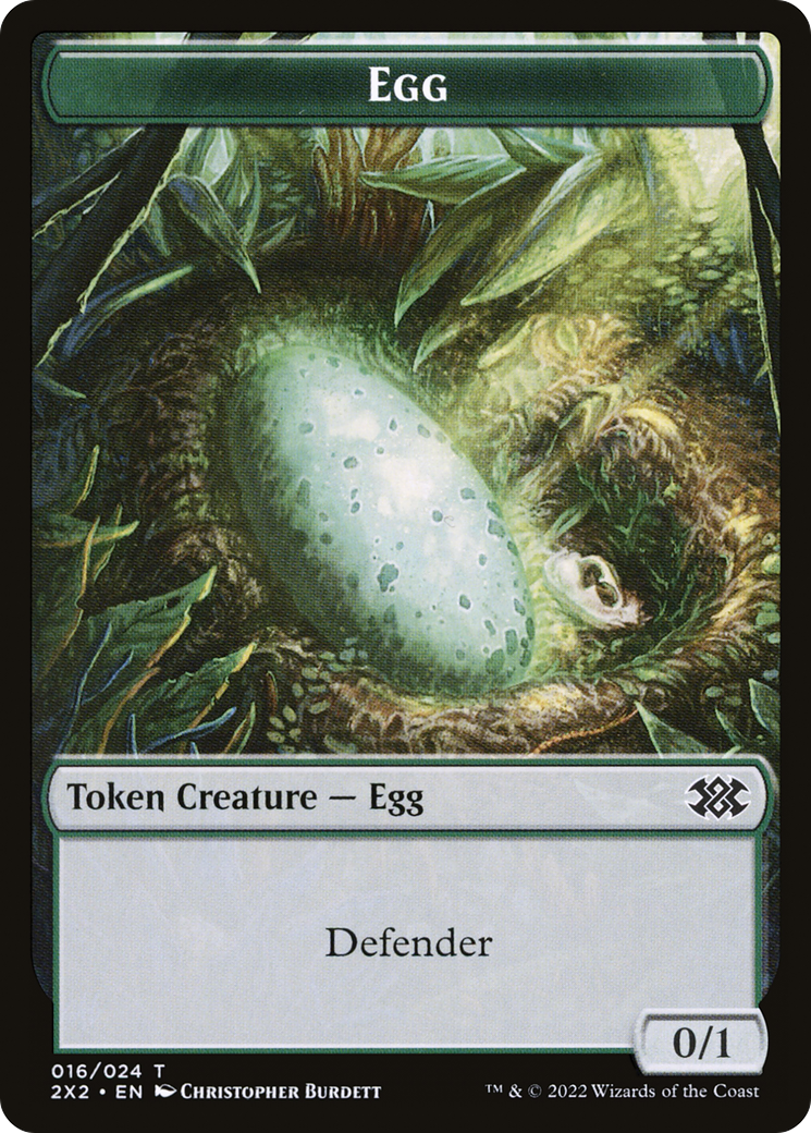 Egg  [Double Masters 2022 Tokens] Foil
