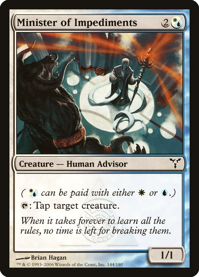 Minister of Impediments [Dissension] Foil