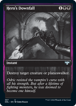 Hero's Downfall [Innistrad: Double Feature] Foil