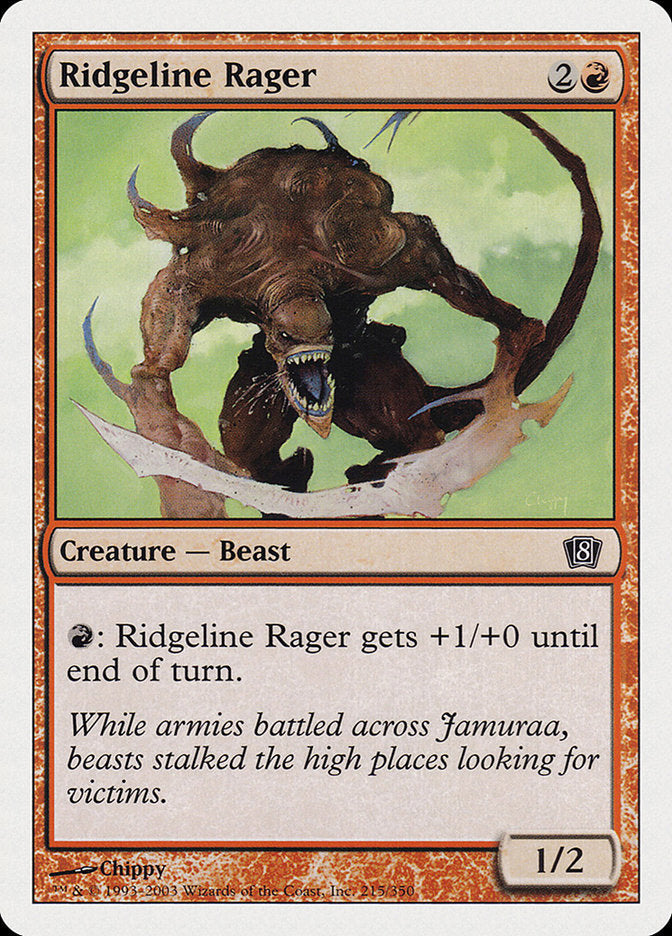 Ridgeline Rager [Eighth Edition] Foil