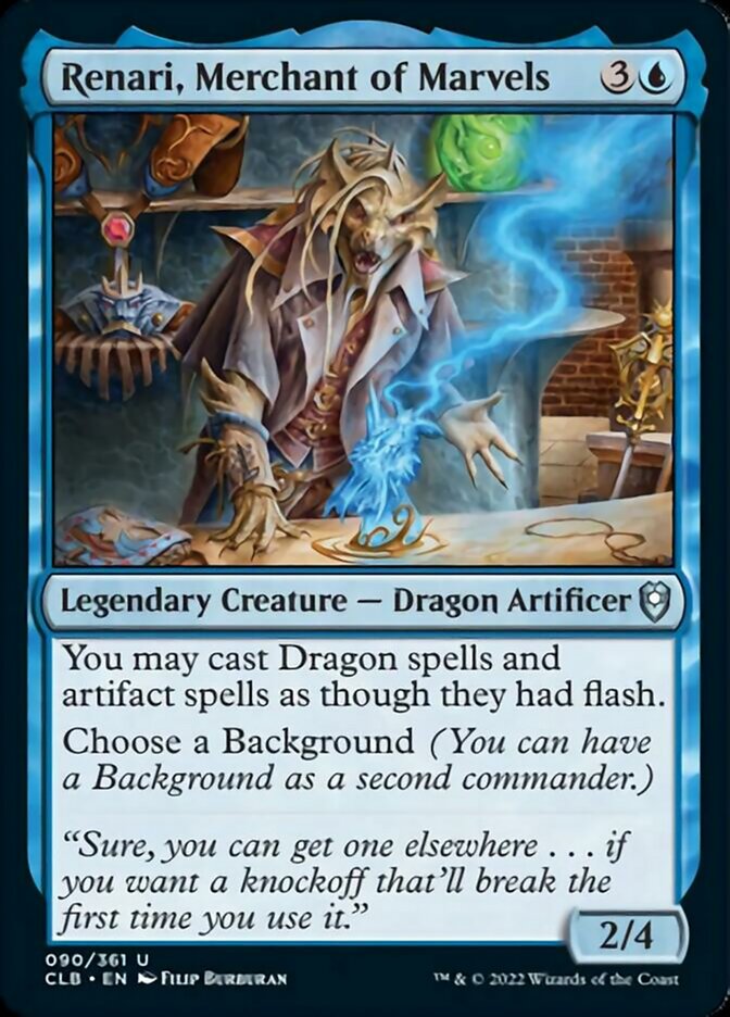 Renari, Merchant of Marvels [Commander Legends: Battle for Baldur's Gate] Foil