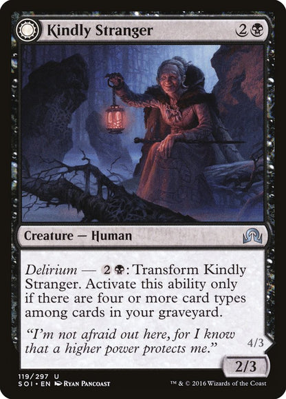 Kindly Stranger // Demon-Possessed Witch [Shadows over Innistrad] Foil