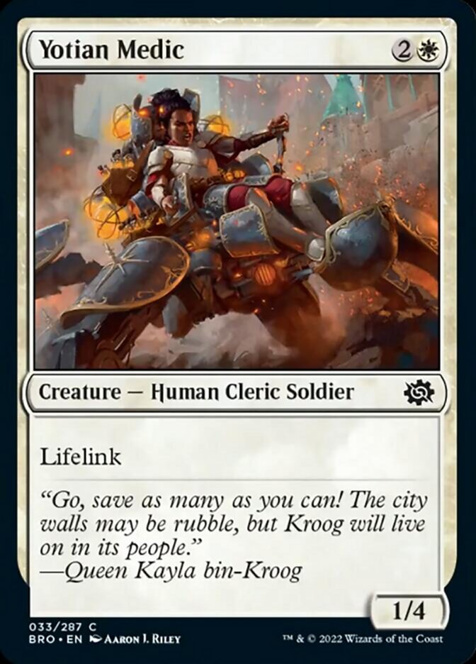 Yotian Medic [The Brothers' War] Foil