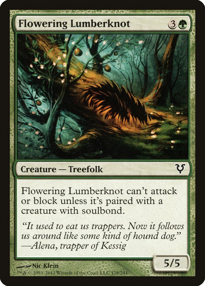 Flowering Lumberknot [Avacyn Restored] Foil