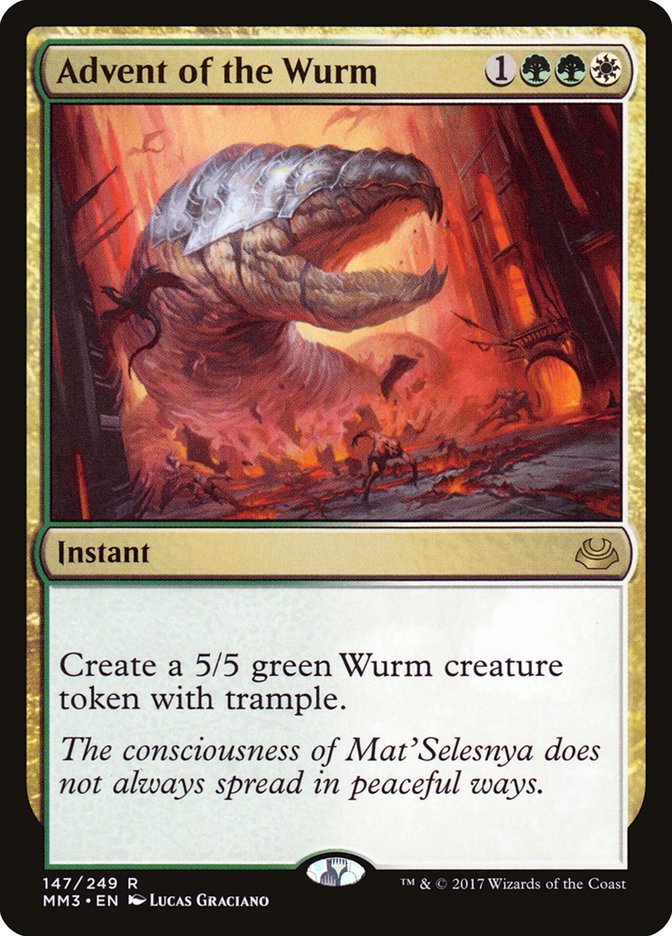 Advent of the Wurm [Modern Masters 2017] Foil