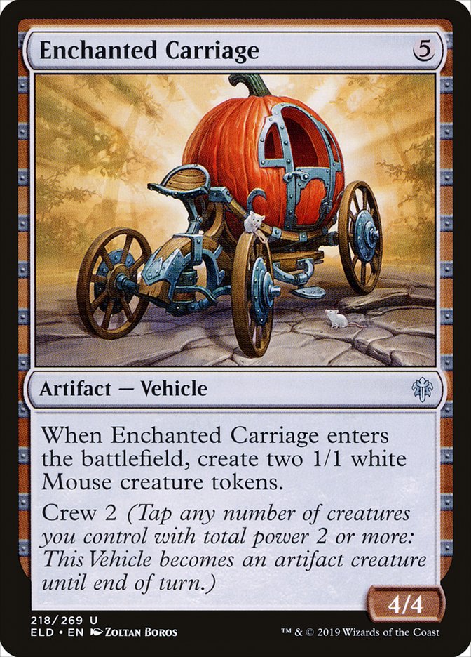 Enchanted Carriage [Throne of Eldraine] Foil